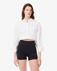 Fietsshort met Hoge Taille van Microvezels