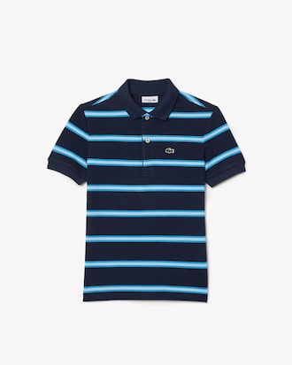 Gestreept Petit Piqué Polohemd