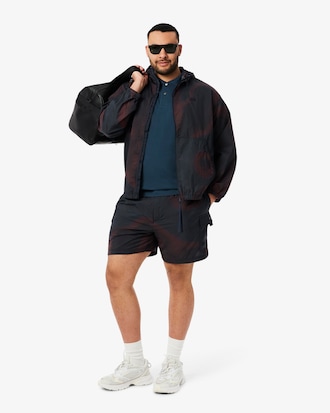 Ripstop Nylon Jack met Ombréprint