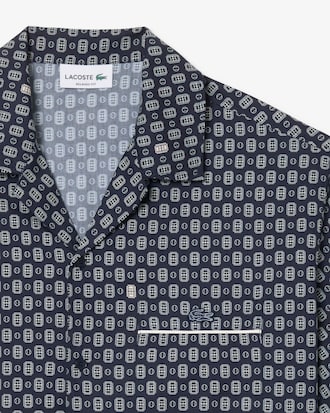 Relaxed Fit Hemd met Print