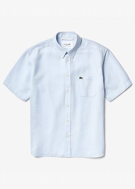 Camisa Lacoste em algod&atilde;o leve