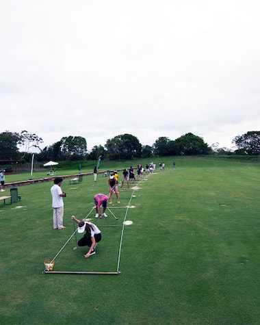 Golf session in Trancoso, Brazil