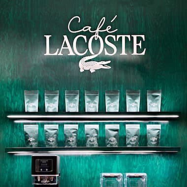 Bem-vindo ao Caf&eacute; Lacoste.