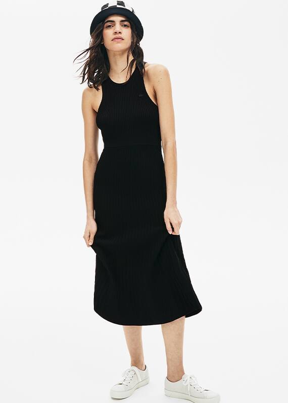 Vestido comprido sem mangas