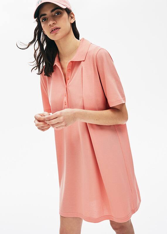 Vestido-polo de corte largo Lacoste LIVE