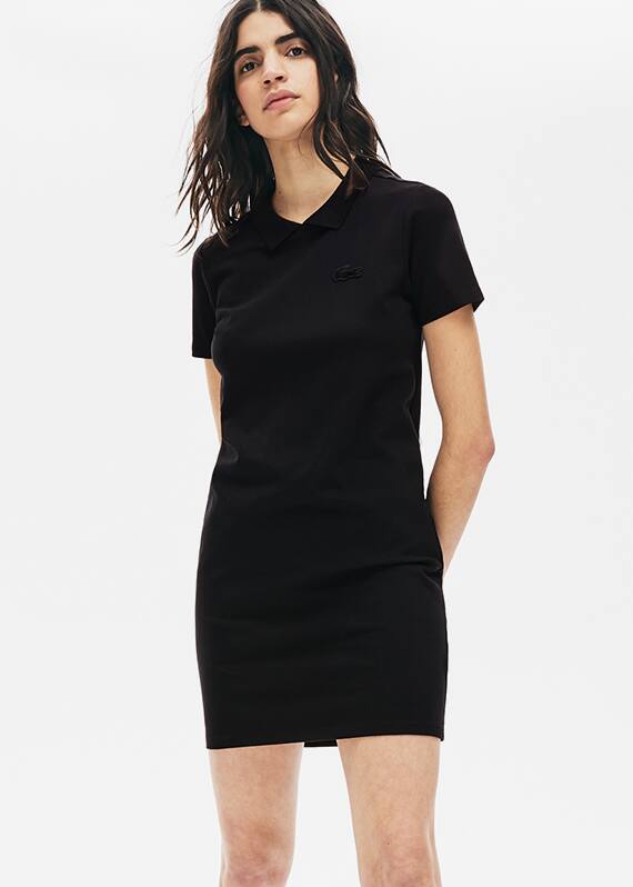 Vestido-polo preto