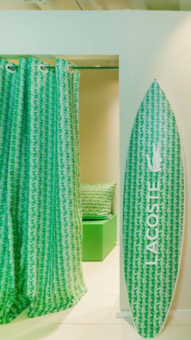 Lacoste pop-up store in Ibiza