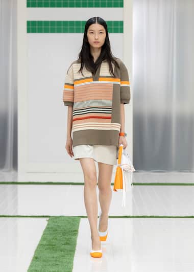 Lacoste SS26 runway show look