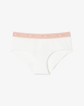 Cal&ccedil;&otilde;es de Algod&atilde;o El&aacute;sticos com Logo na Cintura