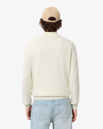 Sweater de Algodão com Paisagem e Crocodilo