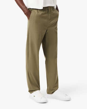 Cal&ccedil;as Chino em Sarja de Algod&atilde;o Regular fit