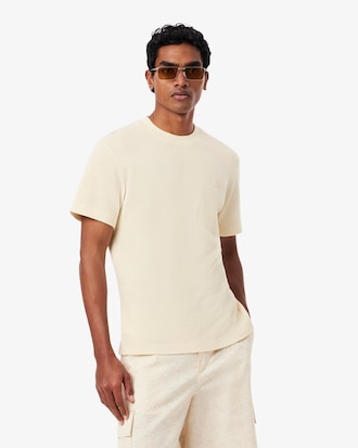 T-shirt de Algod&atilde;o Rendada