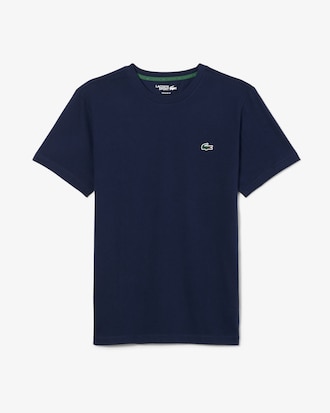 T-shirt Desportiva com Crocodilo Gr&aacute;fico e Tecnologia Ultra-Dry
