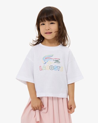 T-shirt de Algod&atilde;o com Estampado Oversize   