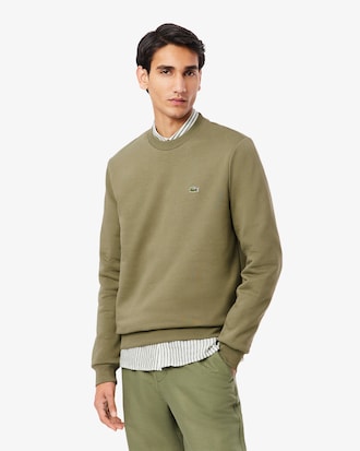 Sweatshirt de Felpa com Gola Redonda