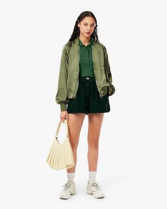 Polo L.12.D de Algodão Canelado Slim Fit