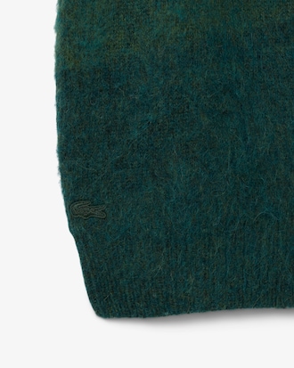 Sweater de Lã Jacquard de Alpaca com Paisagem