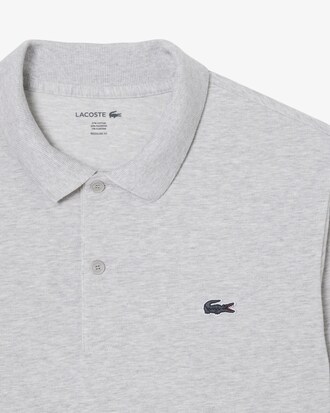 Polo de Algodão de Manga Comprida Regular Fit