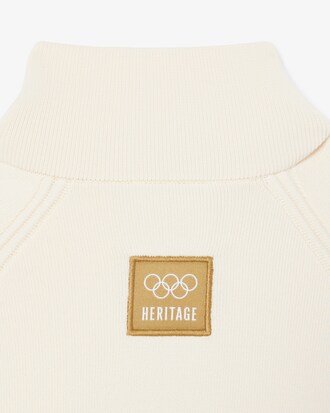 Sweater Olympic Heritage Cortina d'Ampezzo 1956 com Fecho