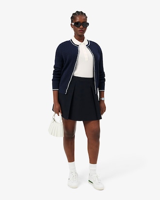 Polo L.12.D de Algod&atilde;o Canelado Slim Fit