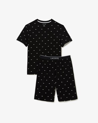 Conjunto de Pijama de Algodão Estampado