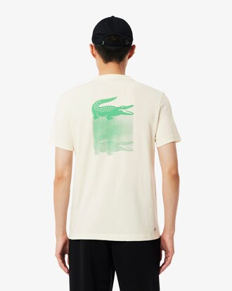 T-shirt Desportiva com Estampado e Tecnologia Ultra-Dry