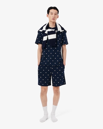 Camisola do Pijama com Estampado de Crocodilo