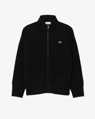 Sweater de L&atilde; Cardada com Fecho