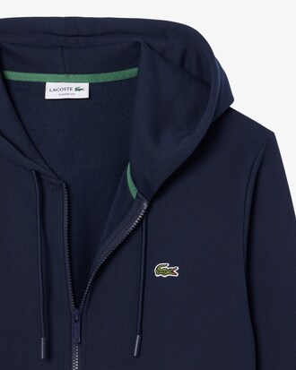 Sweatshirt de Felpa Classic Fit com Fecho