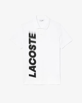 Polo com Estampado Lacoste Movement Regular Fit