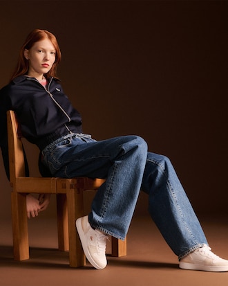 Sapatilhas T-Clip Set em Pele para Mulher