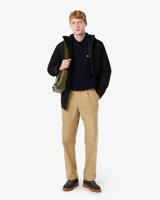 Sweater com Decote Redondo de Lã Cardada Grossa
