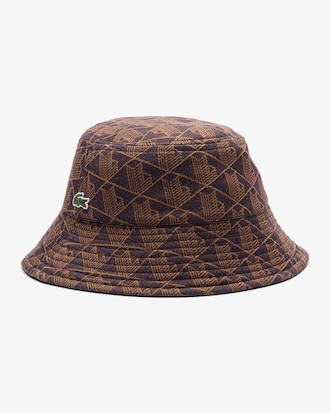 Chapéu Bucket em Jacquard com Monograma