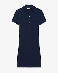 Vestido Polo Mini Piqu&eacute; El&aacute;stico Slim Fit