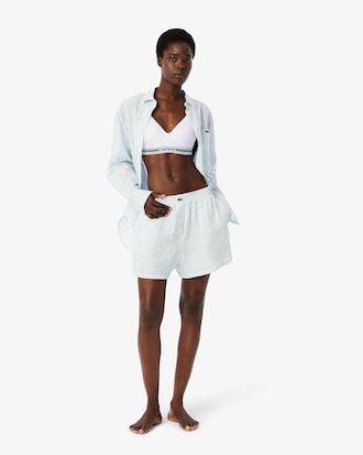 Bralette de Algodão Elástico Acolchoado