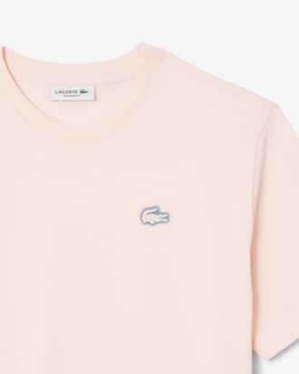 T-shirt em Jersey com Estampado de Crocodilo