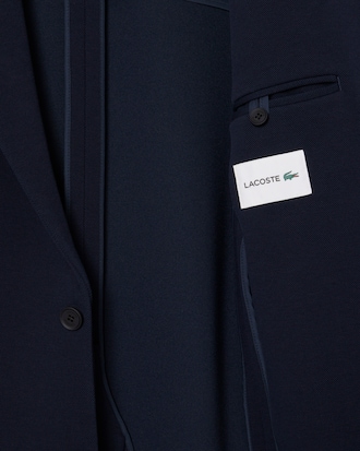 Blazer em Piqué de Dupla Face
