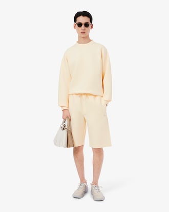 Sweatshirt Loose Fit com Estampado Assinatura Bordado