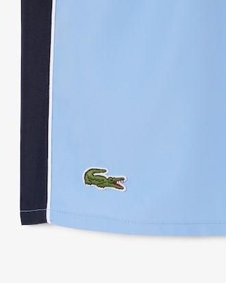 Cal&ccedil;&otilde;es de Banho Colorblock de Comprimento M&eacute;dio