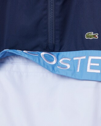 Corta-vento com Capuz em Tafet&aacute; de Diamante