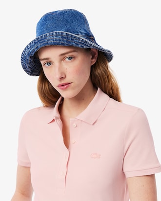 Polo piqué de algodão stretch Lacoste para Mulher