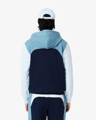 Hoodie Colorblock com Fecho