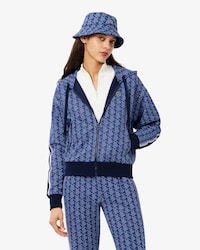 Hoodie em Jacquard com Monograma