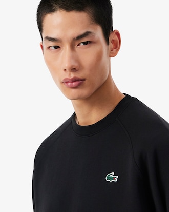 Sweatshirt Desportiva em Interlock El&aacute;stico