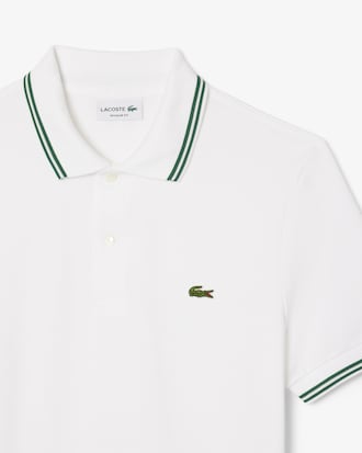 Polo L.12.12 com Acabamento em Contraste Regular Fit