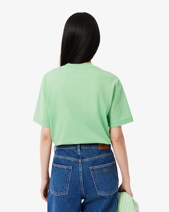 T-shirt de Algodão Suave Relaxed Fit