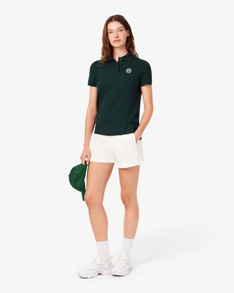 Polo Petit Piqu&eacute; Regular Fit com Emblema