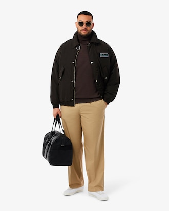 Sweater de Gola Alta em L&atilde; Merino