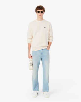 Sweatshirt de Felpa com Gola Redonda