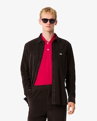 Camisa de Veludo Regular Fit